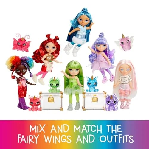 Rainbow High Littles Opal Fairy Doll 5.5" (14cm) with Fantasy Owl Pet & Wings | Kids Gift 4+ thumbnail 6