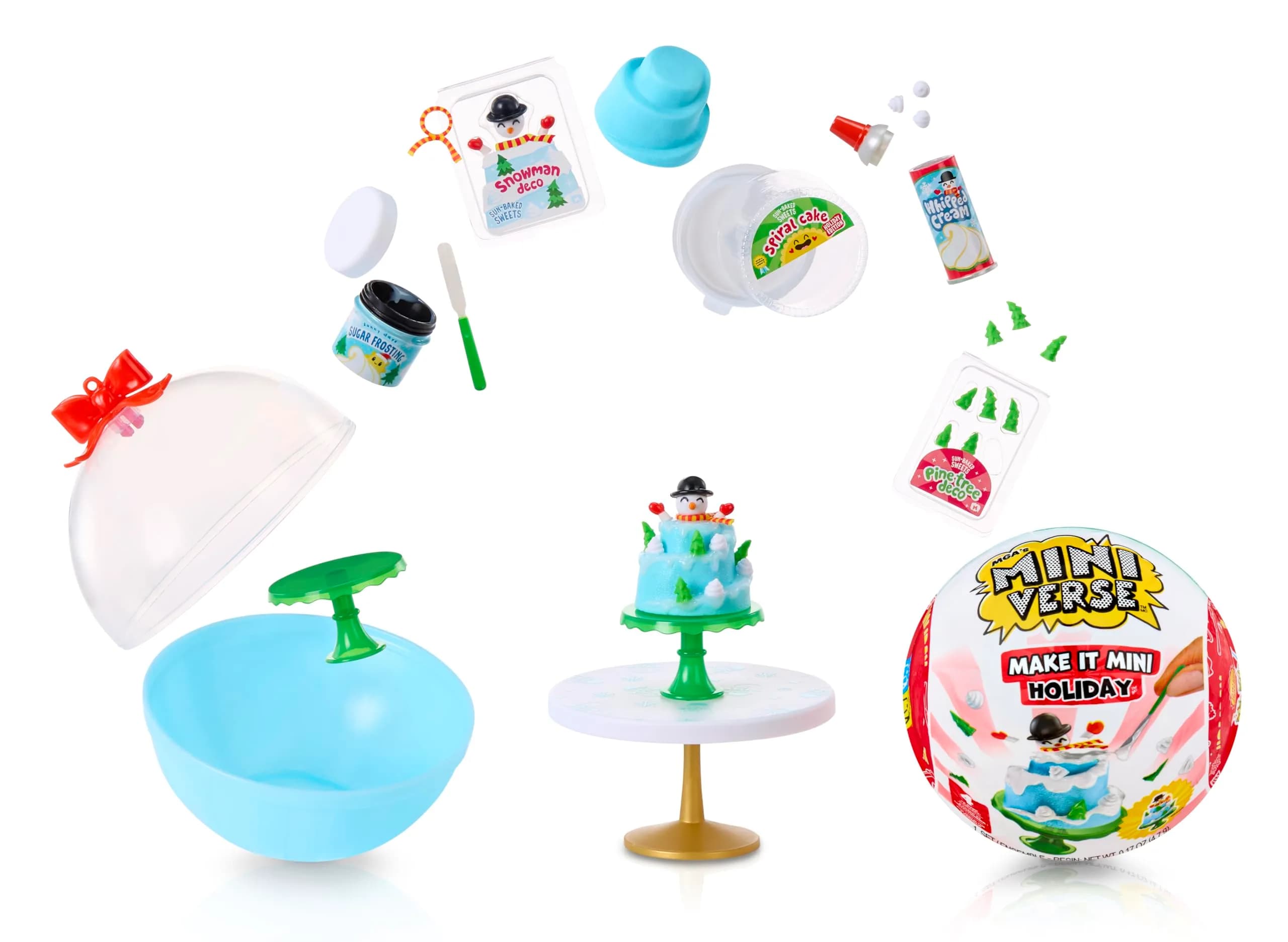 MGA's Miniverse Make It Mini Holiday 2025 | DIY Miniatures, Holiday Series, Resin Play (Pack of 1, Multicolor) — Multicolor