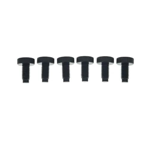 KAISH Set of 6 Stainless Steel Guitar Tremolo Bridge Fine Tuner Screws | Fits Floyd Rose Black thumbnail 2