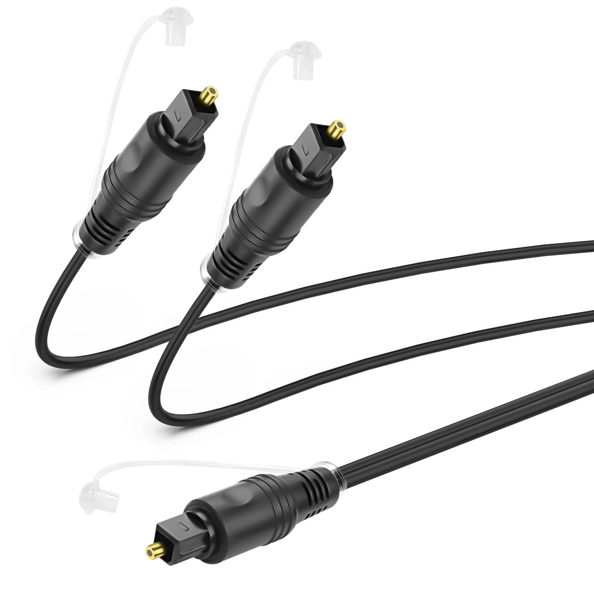 MEIRIYFA Digital Optical Splitter Adapter Cable 1 in 2 Out | Supports 5.1-7.1 Surround Sound, 1M Length