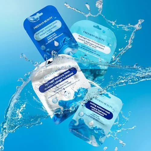 Freeman 4 Piece Moisture Mask Face Set, Hydrating Face Masks | Hydrate & Refresh Skin thumbnail 6