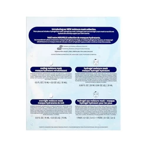 Freeman 4 Piece Moisture Mask Face Set, Hydrating Face Masks | Hydrate & Refresh Skin thumbnail 9