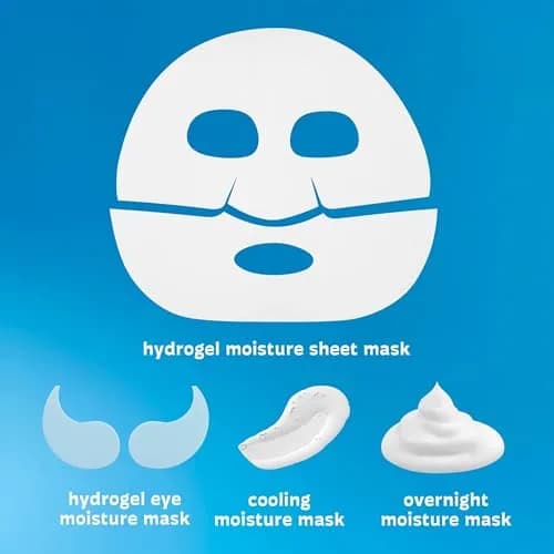 Freeman 4 Piece Moisture Mask Face Set, Hydrating Face Masks | Hydrate & Refresh Skin thumbnail 2