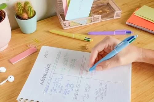 BIC 4 Color Pastel Ballpoint Pen, 1.0 mm Medium Point, 3-Count Set | Smooth Ink Flow thumbnail 6