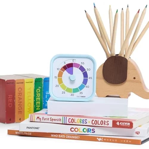 Time Timer MOD Home Edition Rainbow Wheel Visual Countdown Timer 60 Minute | Silent Operation for Kids & Students thumbnail 5