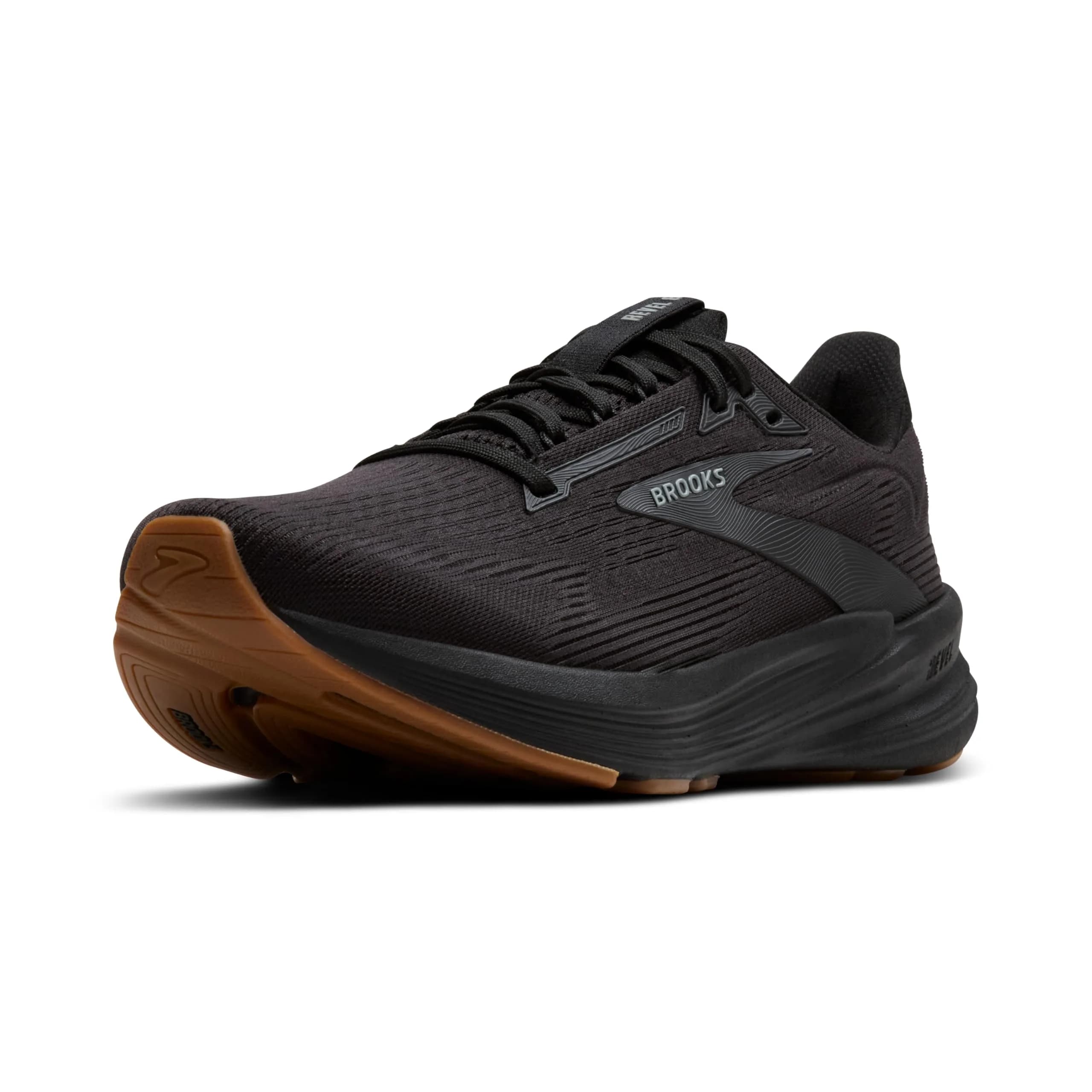 Brooks Men’s Revel 8 Neutral Running & Walking Shoe - Black/Black - 9 Medium - main product image