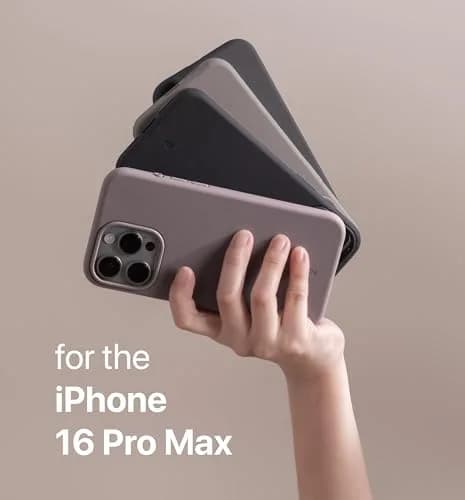 TineeOwl iPhone 16 Pro Max Magnetic Case with Camera Control Button, 16.6cm (6.5in) | Grippy Stone Textured TPU thumbnail 7