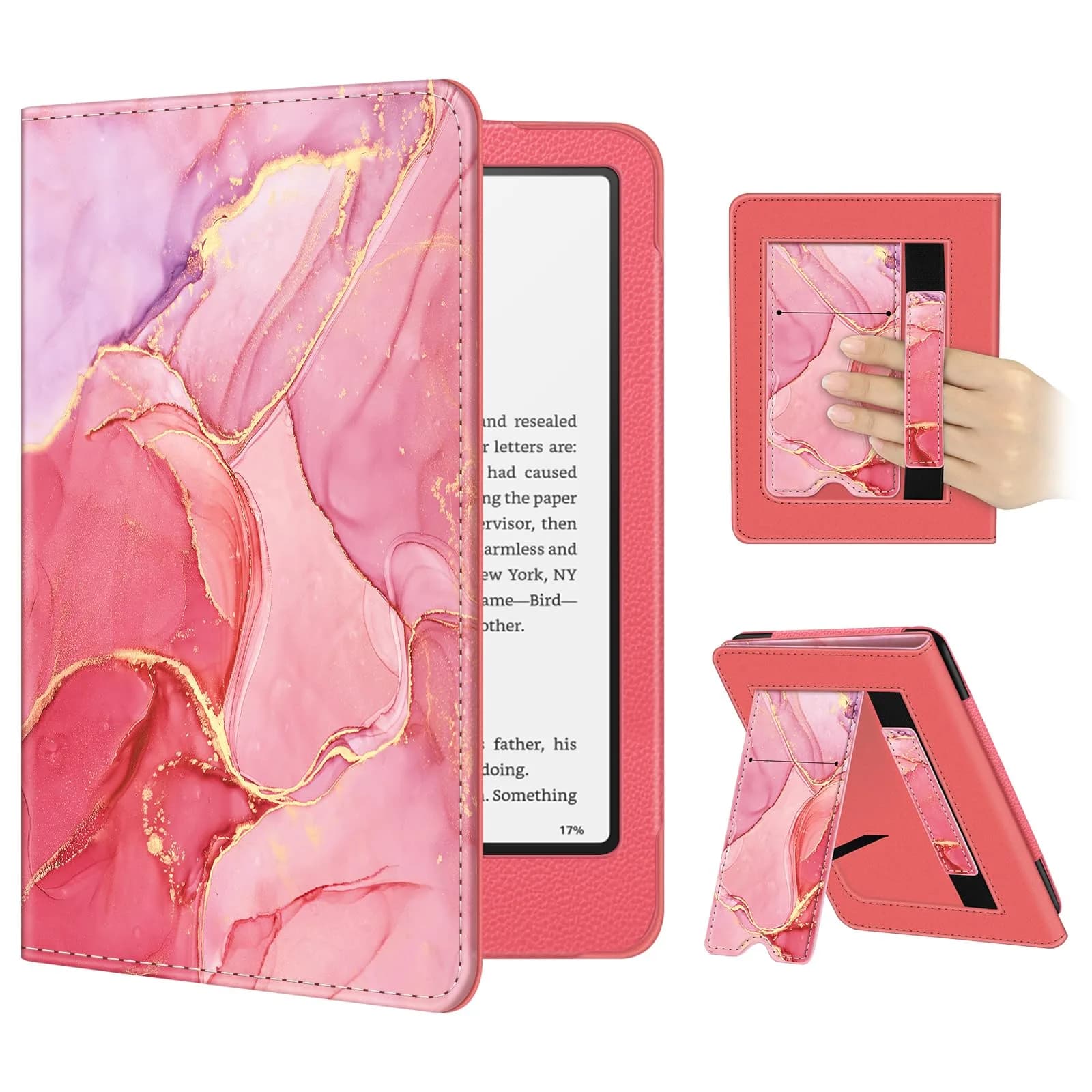 FINTIE Case for 7"/6.8" Kindle Paperwhite 12th/11th Gen & Kindle Colorsoft | Premium PU Leather, Foldable Stand, Card Slot, Auto Sleep/Wake
