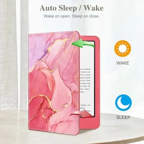 FINTIE Case for 7"/6.8" Kindle Paperwhite 12th/11th Gen & Kindle Colorsoft | Premium PU Leather, Foldable Stand, Card Slot, Auto Sleep/Wake thumbnail 3