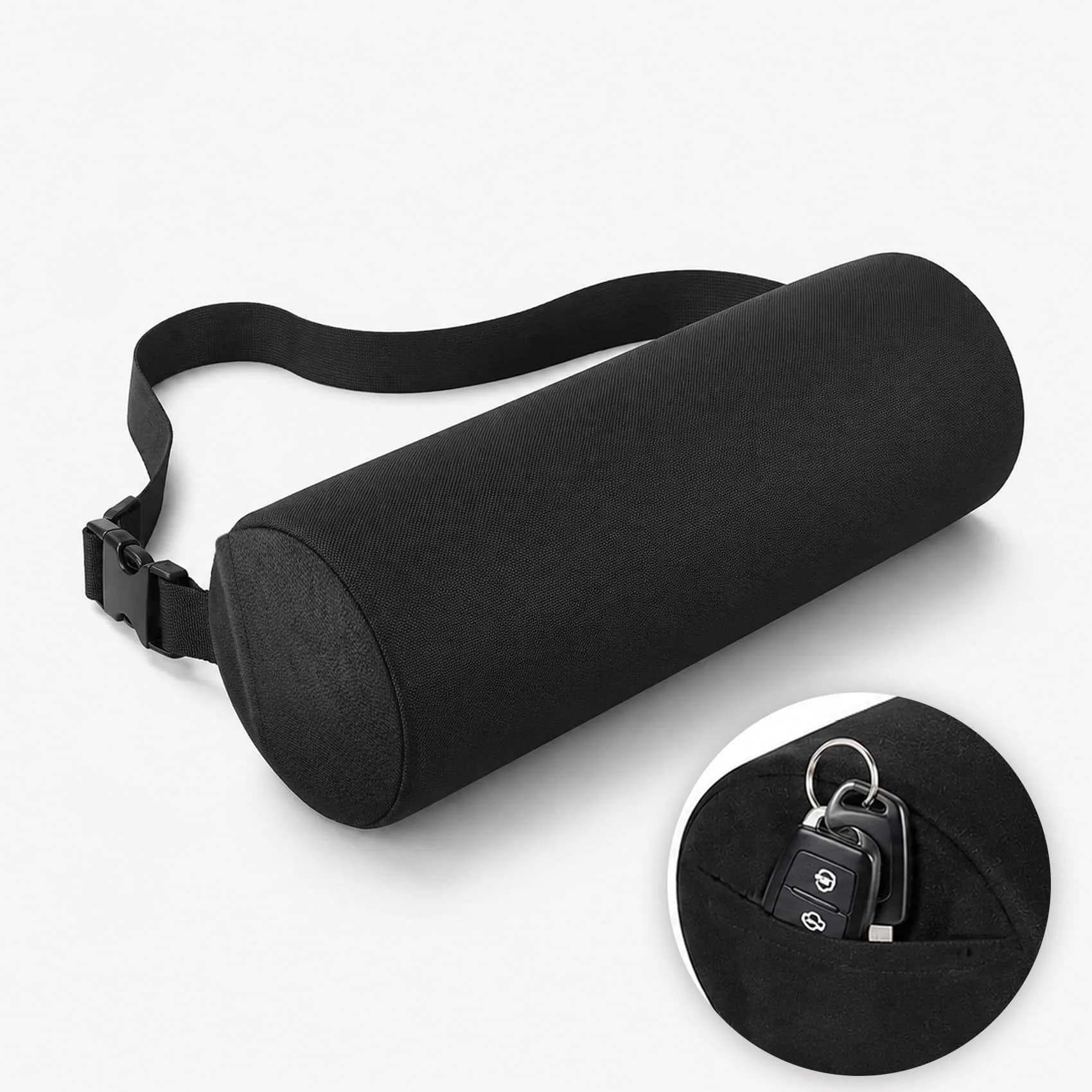 MIDLADE Lumbar Roll Support Pillow for Car & Office Chair 11 Inch | Ergonomic Back Support for Pain Relief — Standard-11inch-lumbar roll