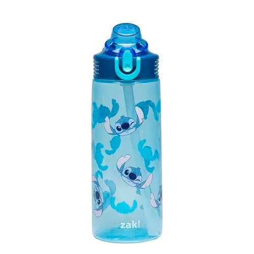 Zak Designs Disney Stitch 25oz Leak-Proof Kids Water Bottle | BPA-Free, Dishwasher Safe, Reusable thumbnail 1