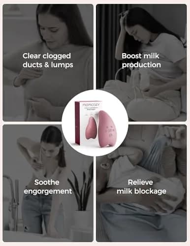 Momcozy A1Pro Lactation Massager with Heat & Vibration | Breastfeeding Essential for Nursing Moms thumbnail 2