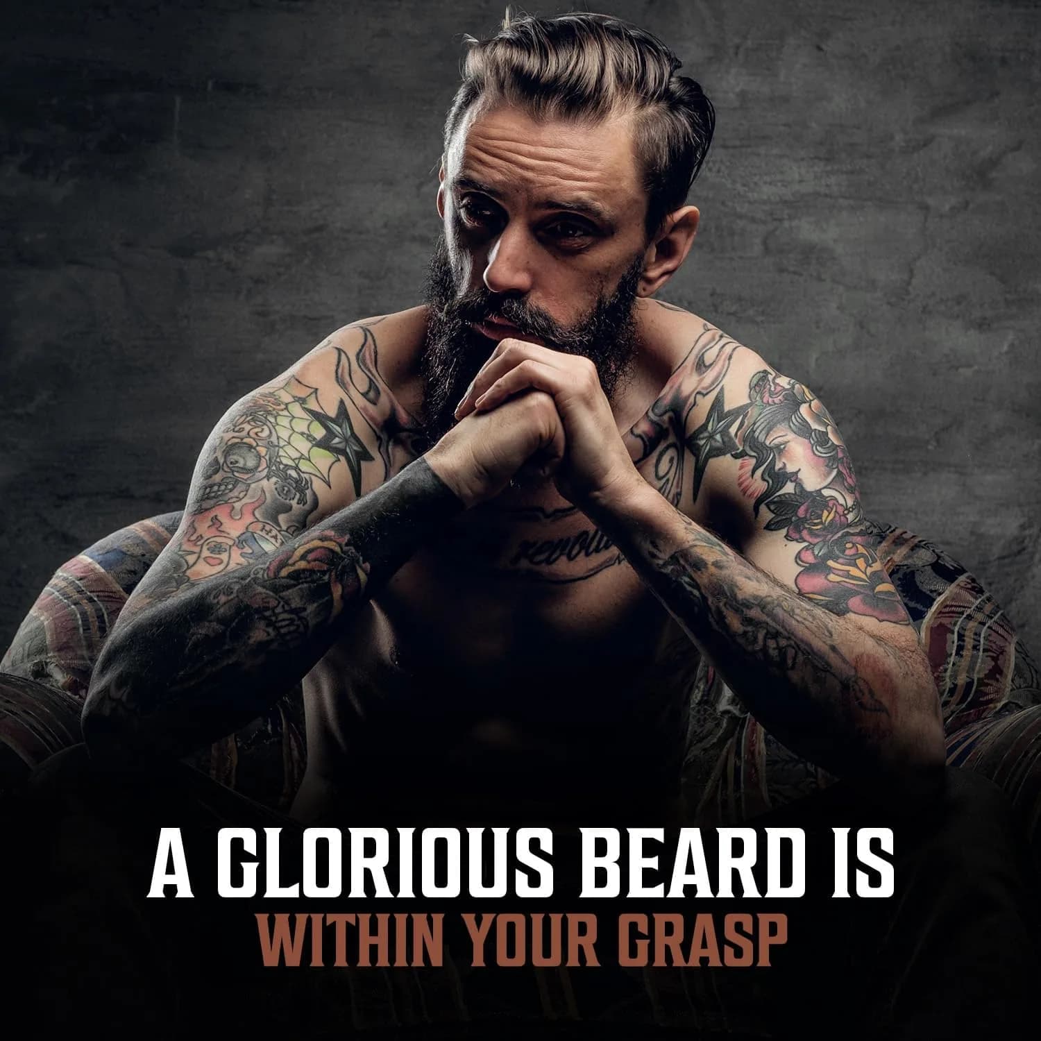 Viking Revolution Sandalwood Beard Balm (2oz) & Beard Oil (1 fl oz) Bundle | Soften & Moisturize Facial Hair - view 7