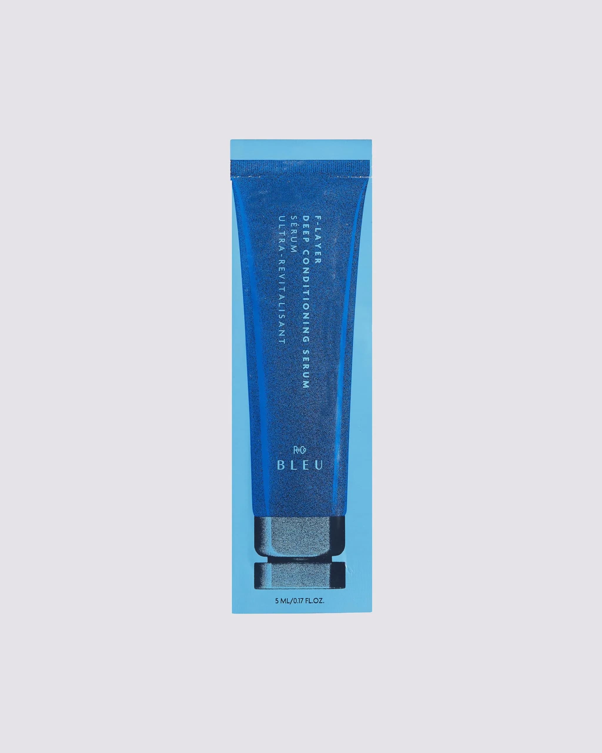 R+Co BLEU F-LAYER Deep Conditioning Serum Packette | Hydrates & Repairs Hair, Weightless Moisture, All Hair Types (0.17 Fl Oz) — 0.17 Fl Oz