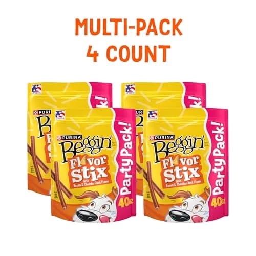 Purina Beggin’ Flavor Stix Treats for Dogs 40 oz. Bacon & Cheddar Jack | Real Meat & No Artificial Flavors thumbnail 2