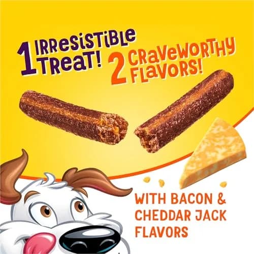 Purina Beggin’ Flavor Stix Treats for Dogs 40 oz. Bacon & Cheddar Jack | Real Meat & No Artificial Flavors thumbnail 3