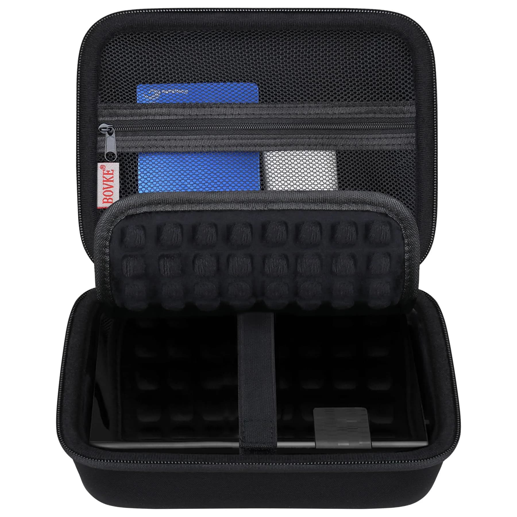 BOVKE Hard Drive Case for Western Digital & Seagate Desktop HDD 6TB-28TB | Shockproof & Durable — Black+Black