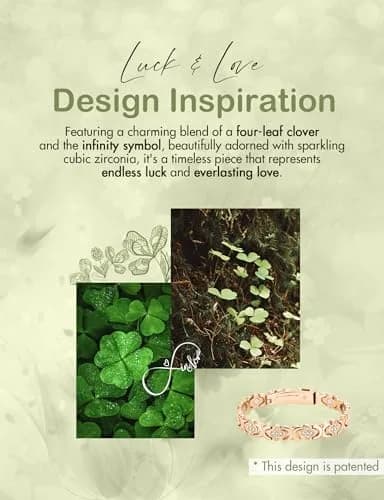 Feraco Pure Copper Magnetic Bracelet for Women | 3800 Gauss, Adjustable, Elegant Gift thumbnail 8