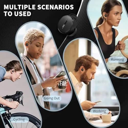 TUDIOW Black Silicone Ear Tips Covers for New Bose QuietComfort Earbuds (2024) - 3 Pairs S/M/L with Storage Case thumbnail 6