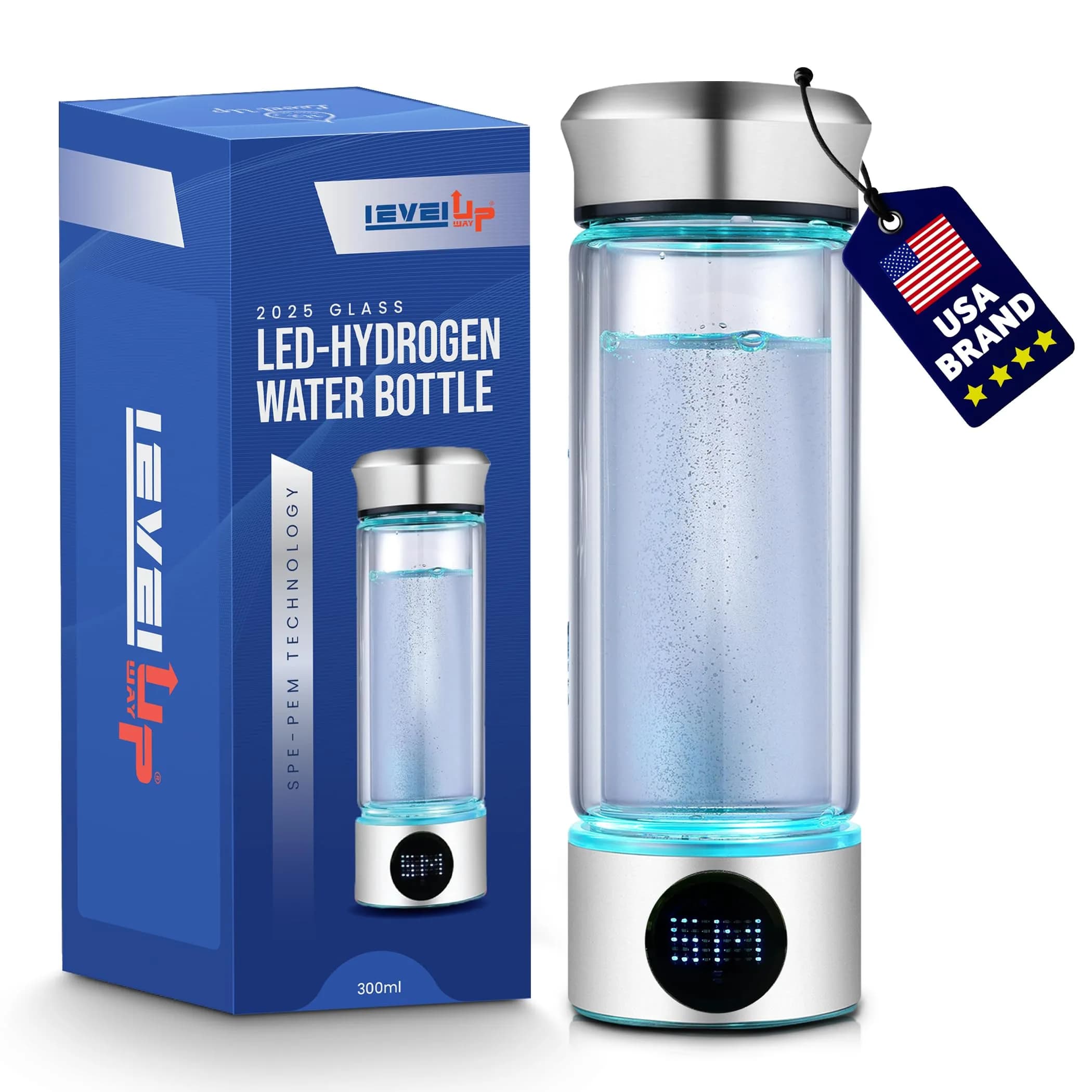Level Up Way Water Purification Unit 300ml | Hydrogen Generator with SPE PEM Tech