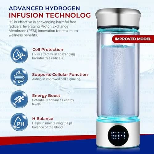 Level Up Way Water Purification Unit 300ml | Hydrogen Generator with SPE PEM Tech thumbnail 5