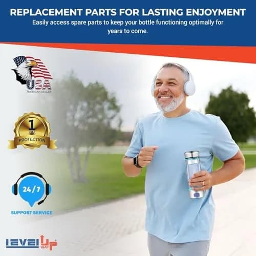Level Up Way Water Purification Unit 300ml | Hydrogen Generator with SPE PEM Tech thumbnail 9
