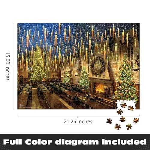 Buffalo Games Harry Potter The Great Hall 500 Piece Puzzle | Adult Collectible thumbnail 2