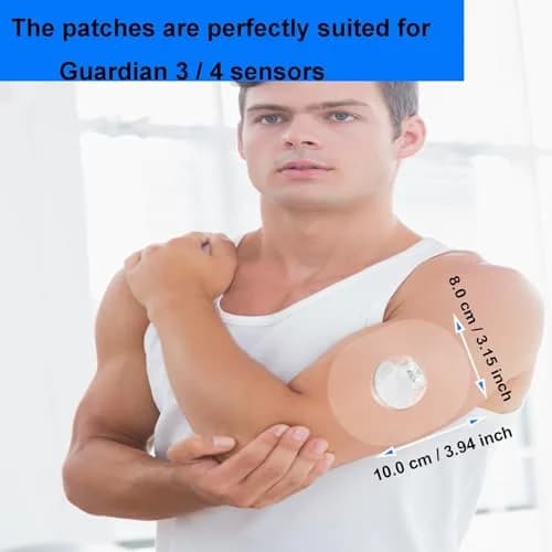 CUKICUKIGO Adhesive Patches for CGM Sensors 55 Count (156 g) | Waterproof & Skin-Friendly for Libre, G7, Enlite thumbnail 9
