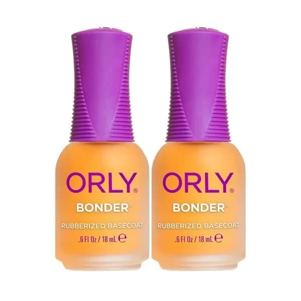 Orly Bonder Base Coat 0.6 Fl Oz (2 Pack) | Rubberized Long-Lasting Nail Primer thumbnail 1