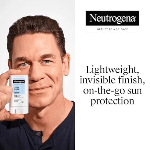 Neutrogena Ultra Sheer Face Sunscreen Stick SPF 60, 13.3g (0.47 oz) | Broad Spectrum UVA/UVB Protection thumbnail 2