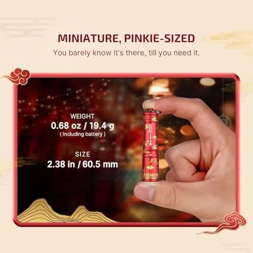 OLIGHT i3E EOS Keychain Flashlight (Auspicious Clouds) 90 Lumens | Compact EDC Light with AAA Battery thumbnail 4