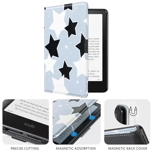 CoBak Case for 7" Kindle Paperwhite 12th Gen & Kindle Colorsoft | Waterproof PU Leather Cover with Auto Wake/Sleep, Foldable Stand & Hand Strap thumbnail 5