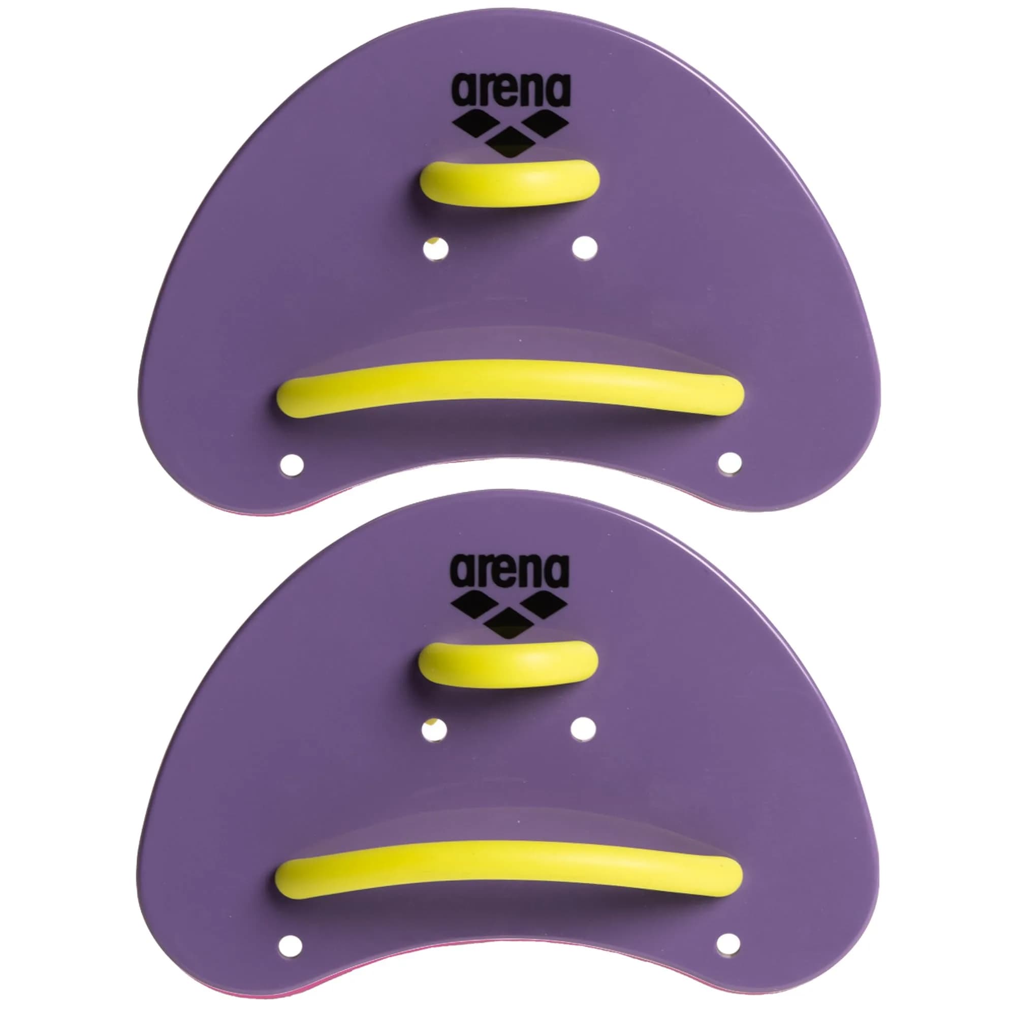 Arena Elite Finger Swimming Paddles Small Plum Purple/Arctic Lime | Improve Stroke Technique & Forearm Power — Plum Purple/Arctic Lime