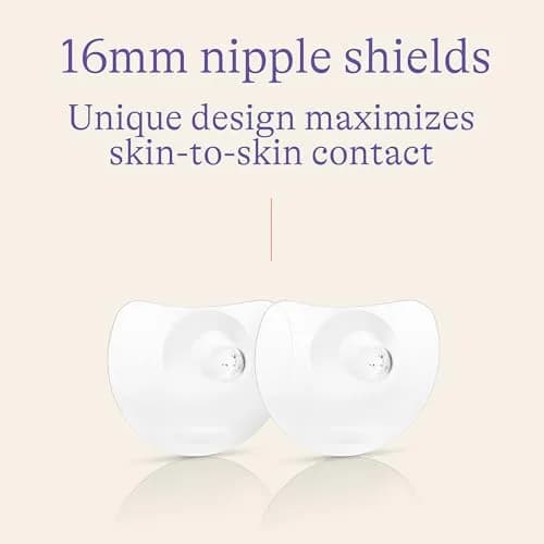 Lansinoh Contact Nipple Shields 16mm (0.63 inch) | Ultra-Thin Silicone for Latch-On Support thumbnail 5