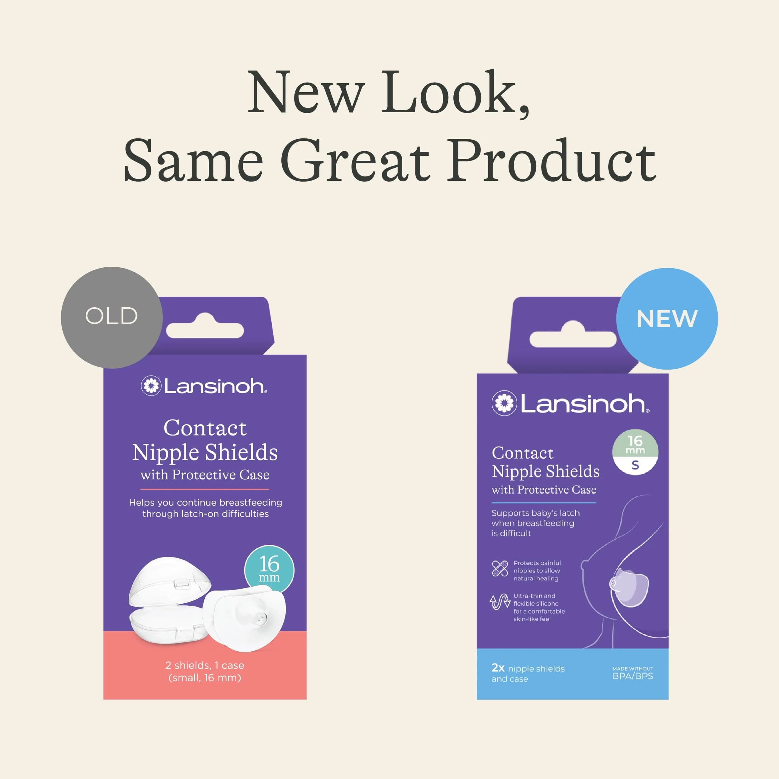 Lansinoh Contact Nipple Shields 16mm (0.63 inch) | Ultra-Thin Silicone for Latch-On Support thumbnail 2