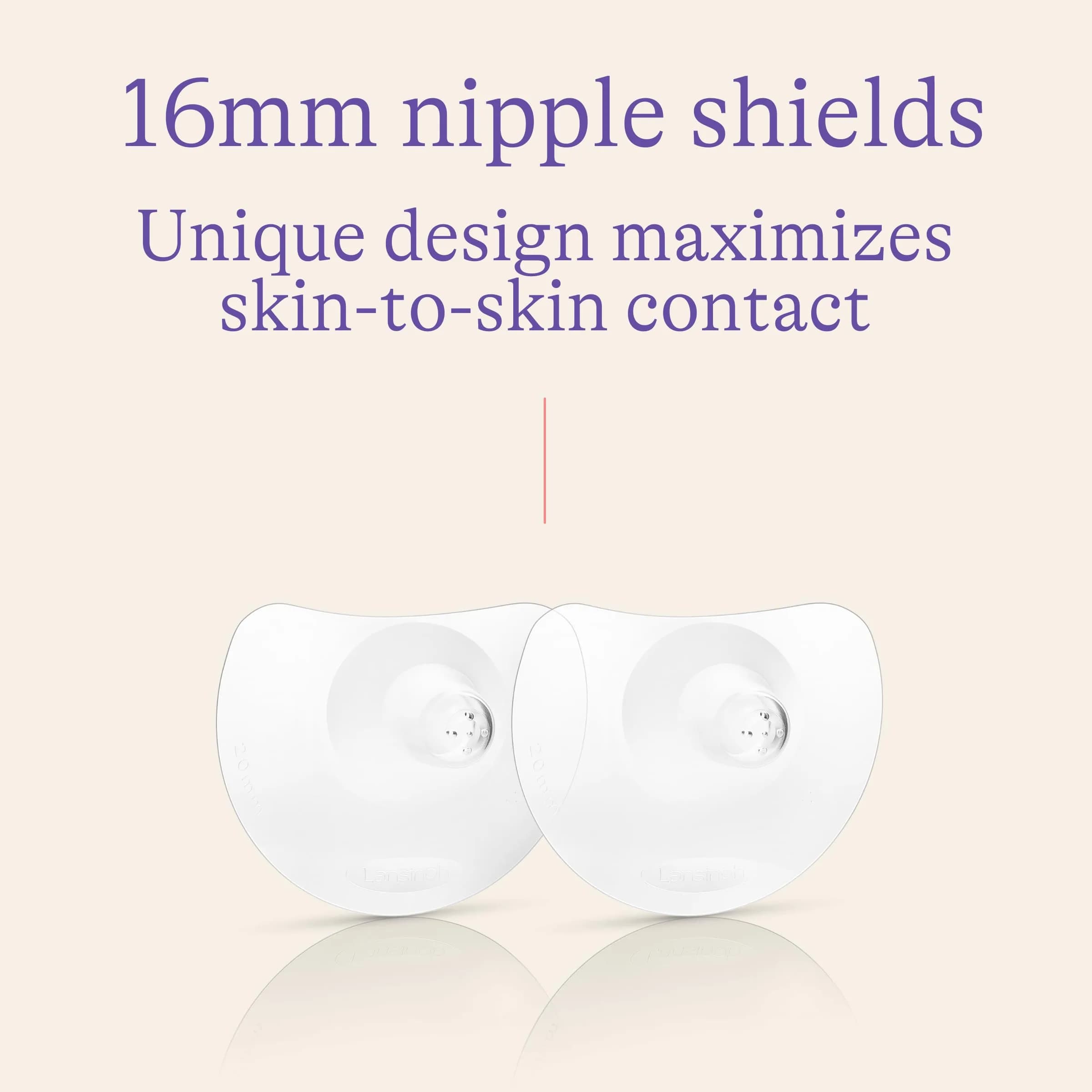 Lansinoh Contact Nipple Shields for Nursing Mothers, 24mm | Helps with Latch-On Challenges - view 4