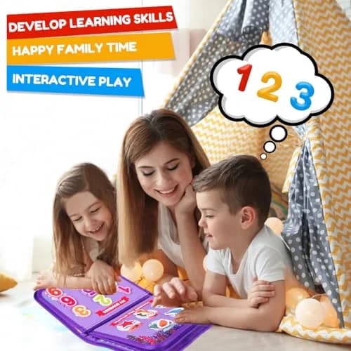 Qizfun Mermaid Montessori Busy Board Book for Toddlers | 27 cm x 23 cm (11x9 inches) thumbnail 6