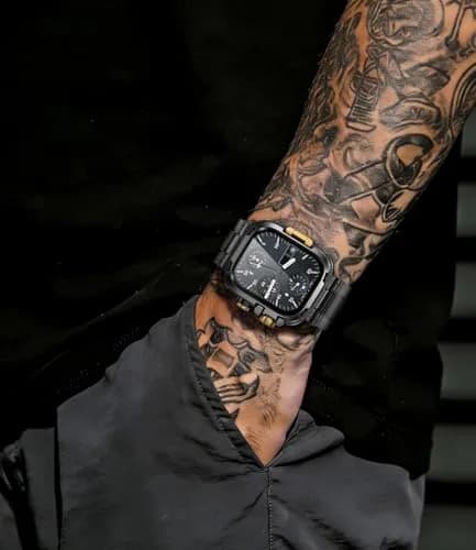 Goton Rugged Sport Band with Case for Apple Watch 44mm | Heavy-Duty Water-Resistant Armor thumbnail 8