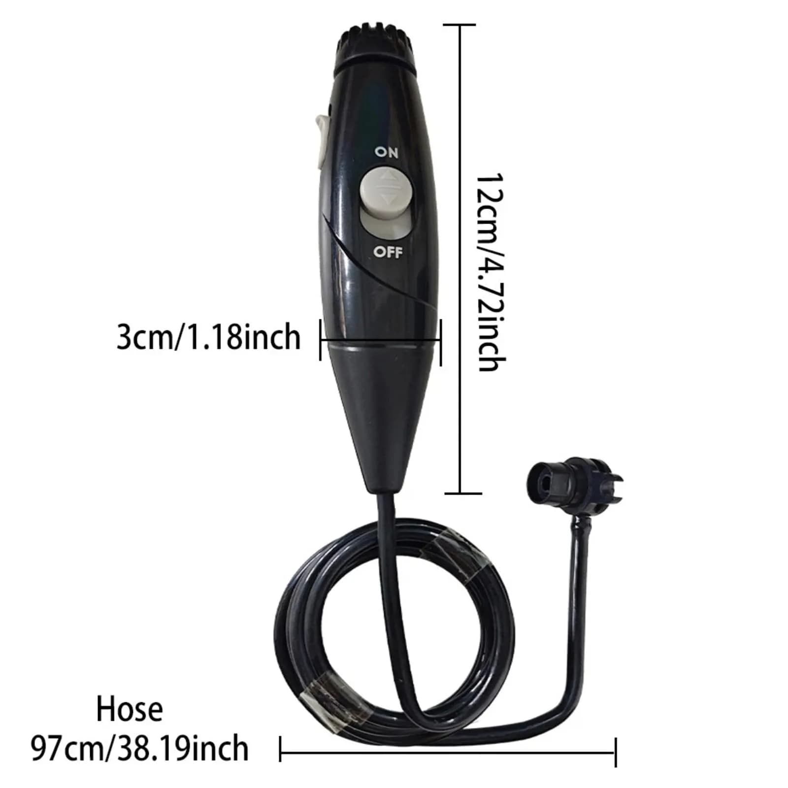 Yooreps Replacement Hose and Handle for Waterpik WP-100 WP-140 Series 11.5cm (4.53") | Compatible with Waterpik Oral Irrigator - view 3