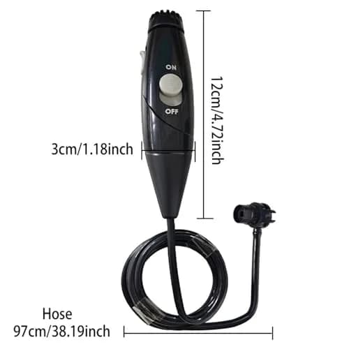 Yooreps Replacement Hose and Handle for Waterpik WP-100 WP-140 Series 11.5cm (4.53") | Compatible with Waterpik Oral Irrigator thumbnail 3