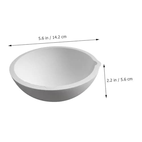 BELLIFFY 1pc Round Evaporating Dish with Spout | Laboratory Evaporating Container for Safe Storage and Evaporation thumbnail 9