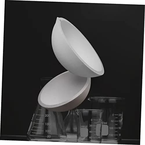 BELLIFFY 1pc Round Evaporating Dish with Spout | Laboratory Evaporating Container for Safe Storage and Evaporation thumbnail 2