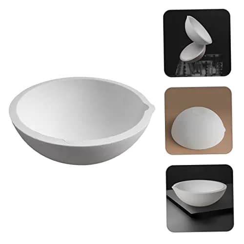 BELLIFFY 1pc Round Evaporating Dish with Spout | Laboratory Evaporating Container for Safe Storage and Evaporation thumbnail 3