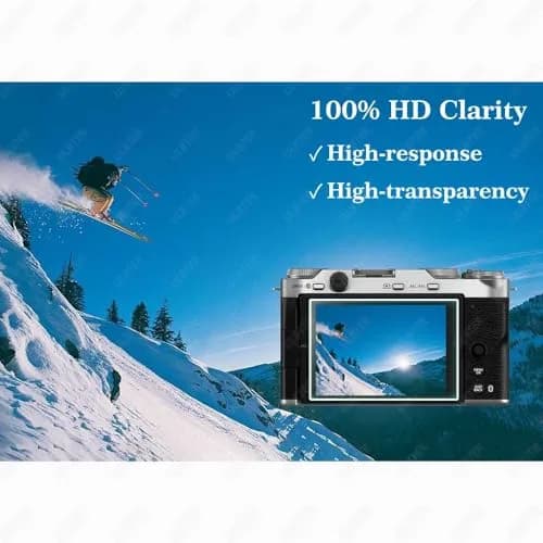 ULBTER Tempered Glass Screen Protector for Fujifilm X-M5 Camera | 3-Pack, 9H Hardness, Bubble-Free thumbnail 4