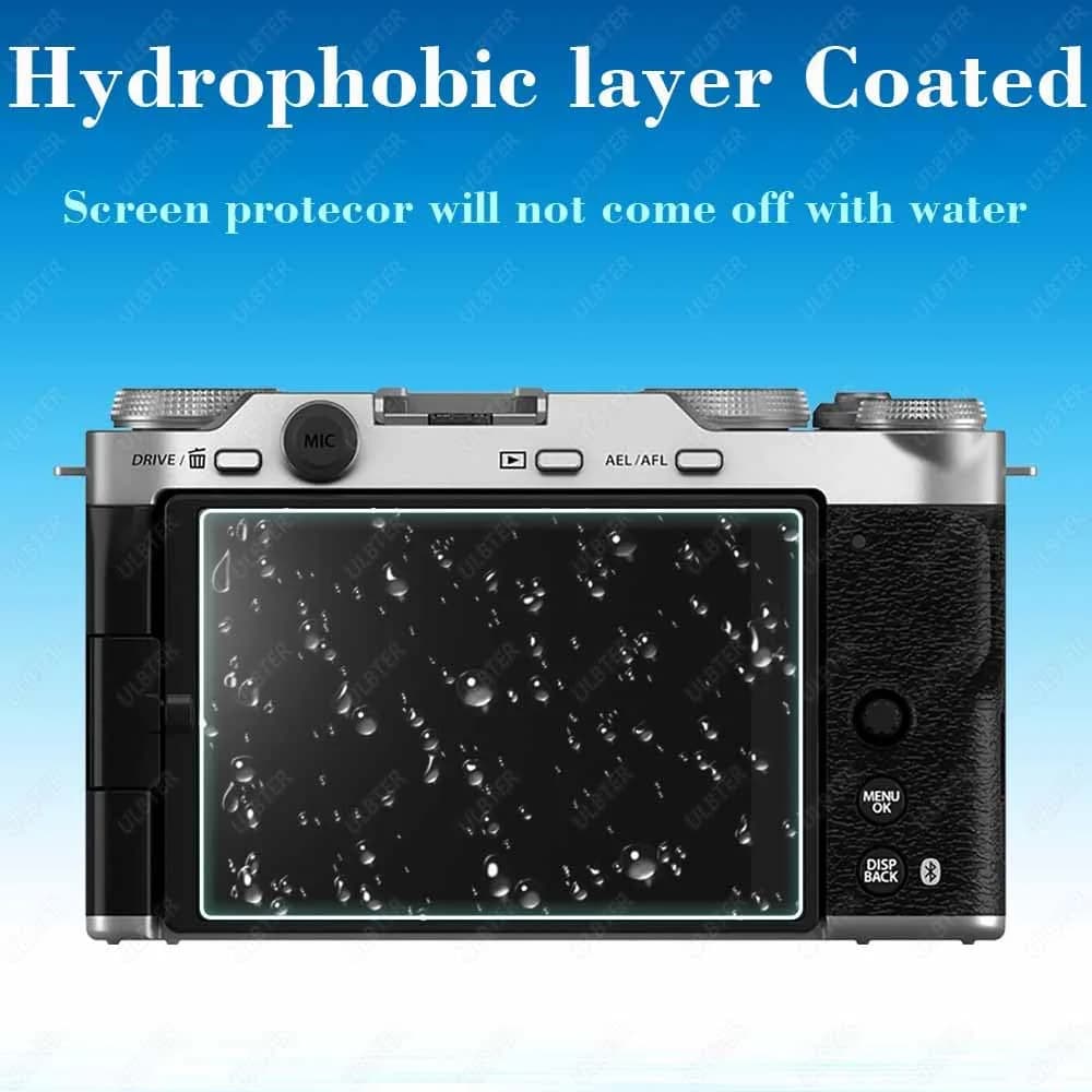 ULBTER Tempered Glass Screen Protector for Fujifilm X-M5 Camera | 3-Pack, 9H Hardness, Bubble-Free - view 5