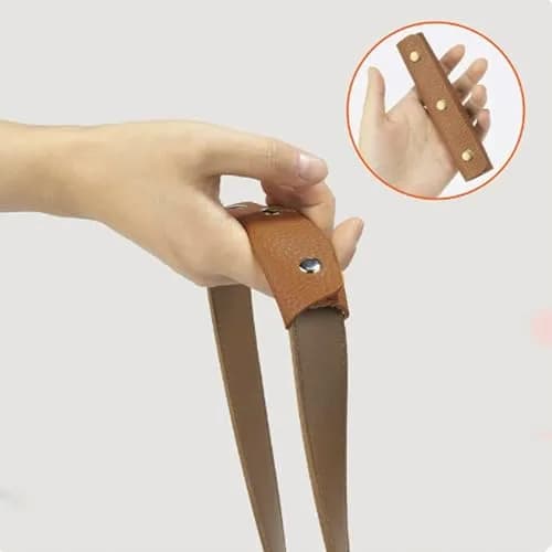 bociloy Leather Handbag Handle Wrap Covers 130x90mm | Soft PU Leather for Tote & Travel Bags thumbnail 4
