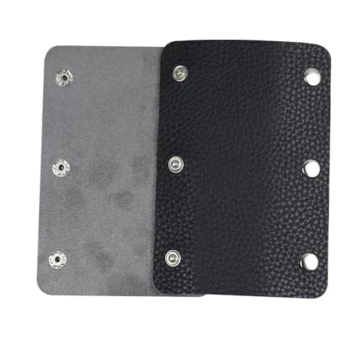 bociloy Leather Handbag Handle Wrap Covers 2PCS | Soft PU Leather, Black, 130x90mm | Protect & Personalize thumbnail 3