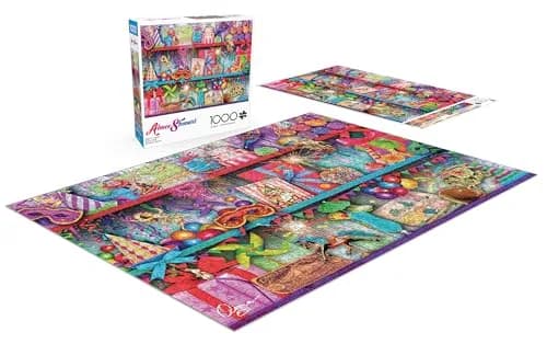 Buffalo Games Pretty Party 1000 Piece Jigsaw Puzzle | Vibrant Festive Scene for Adults thumbnail 4