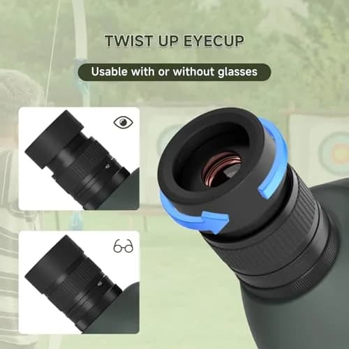 SVBONY SV28 Spotting Scope 25-75x100mm | High Magnification Optics for Target Shooting & Birdwatching thumbnail 6