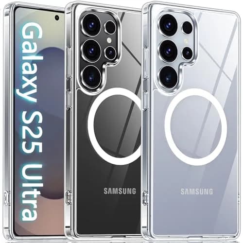 Oterkin Magnetic for Samsung Galaxy S25 Ultra Case Clear | MagSafe Compatible & Anti-Yellowing (70-120 chars) thumbnail 1